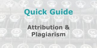 Attribution in journalism Graphic for MHM Quick Guide Checklist