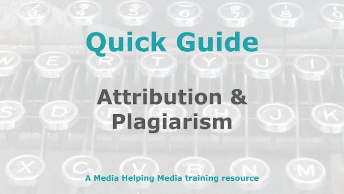 Creating a current affairs programme