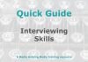 Quick Guide: Interviewing skills Graphic for MHM Quick Guide Checklist