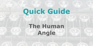 Including the human angle in news Graphic for MHM Quick Guide Checklist