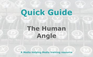 Including the human angle Graphic for MHM Quick Guide Checklist