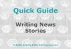 Quick Guide: Writing a news story Graphic for MHM Quick Guide Checklist