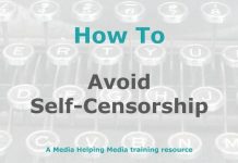How to: Avoid self-censorship in your reporting Graphic for a MHM how-to article