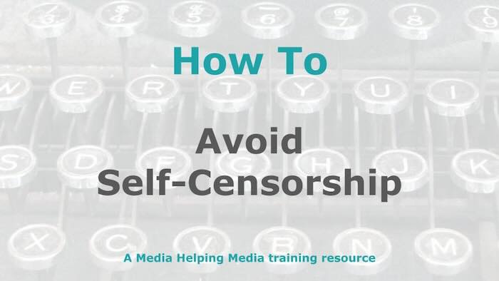 Avoiding self-censorship