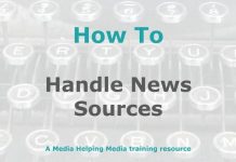 How to: Develop valuable news sources Graphic for a MHM how-to article