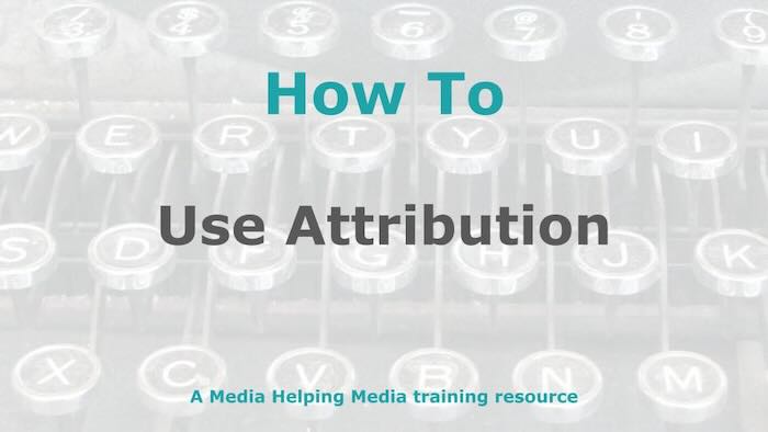 Creating a current affairs programme