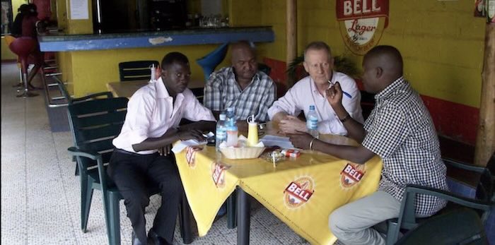 Journalism training in Kampala