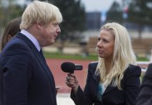 The power of quotes in journalism Boris Johnson interviewed by Anna Tsekouras 2014 - image by David Poultney released under Creative Commons