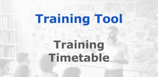 Graphic for an MHM training tool