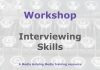 Workshop: Interviewing skills Graphic for a Media Helping Media workshop outline