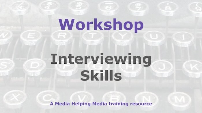 Graphic for a Media Helping Media workshop outline