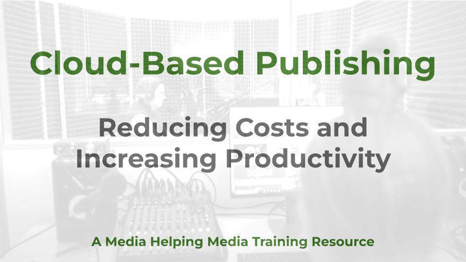Cloud-Based Publishing - a MHM training article graphic
