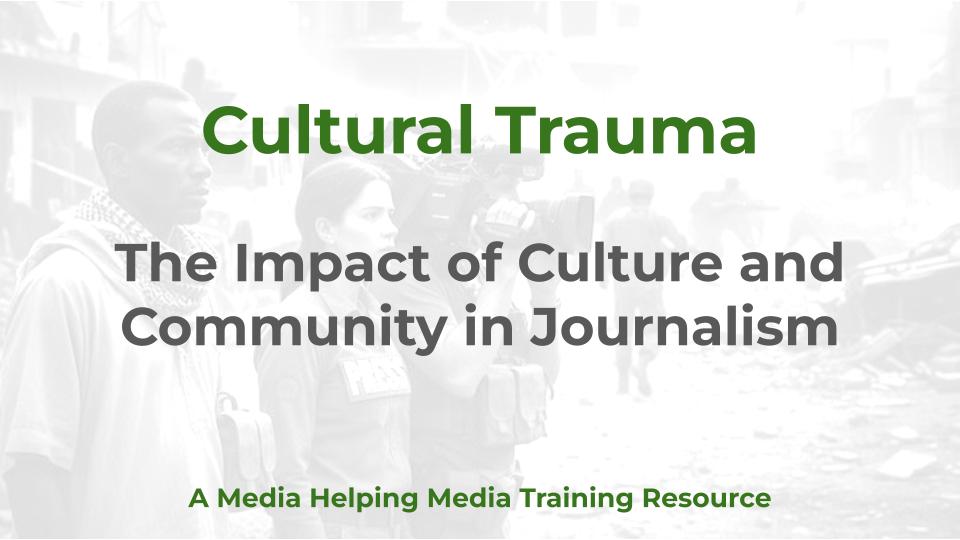 Cultural Trauma - a MHM training article graphic