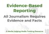Evidence-based reporting Evidence-based reporting - a MHM training resource graphic