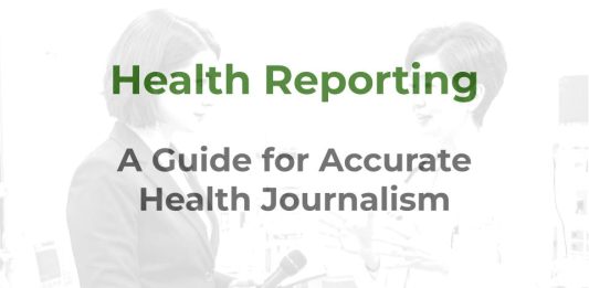 Health Reporting - a MHM training article graphic