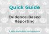 Quick Guide: Evidence-based reporting Graphic for MHM Quick Guide Checklist