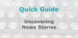 Identifying newsworthiness Graphic for MHM Quick Guide Checklist