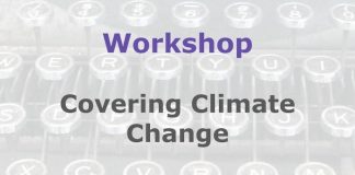 Workshop: Climate change Graphic for a Media Helping Media workshop outline
