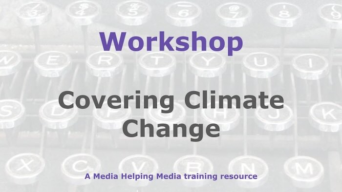 Graphic for a Media Helping Media workshop outline