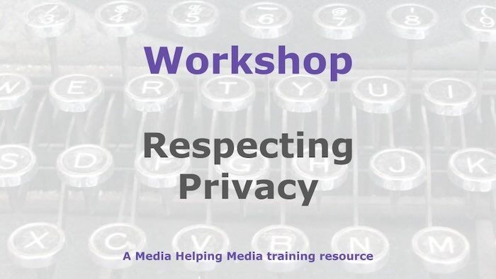 Graphic for a Media Helping Media workshop outline