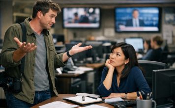 Identifying training needs for journalists Image of reporter and editor created by ChatGPT