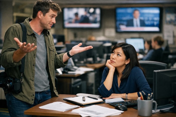 Image of reporter and editor created by ChatGPT