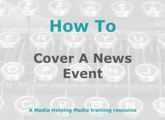 How to cover a news event Graphic for a MHM how-to article