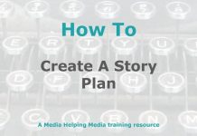 How to create a story plan Graphic for a MHM how-to article