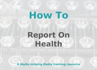 How to report on health Graphic for a MHM how-to article