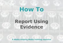 How to report using evidence Graphic for a MHM how-to article
