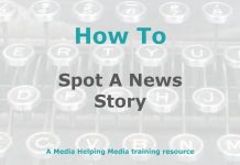 How to spot a news story Graphic for a MHM how-to article
