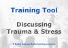 Tool: Delivering trauma training Graphic for an MHM training tool