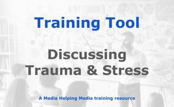 Tool: Delivering trauma training Graphic for an MHM training tool