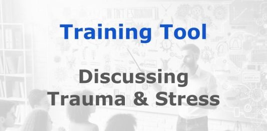 Graphic for an MHM training tool