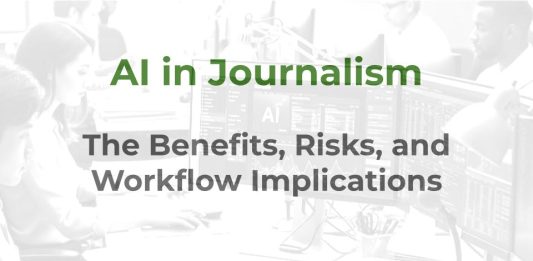 AI in Journalism - a MHM training article graphic