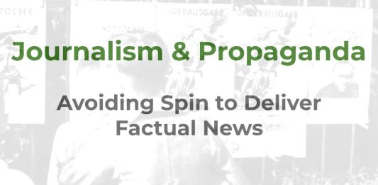 Journalism & Propaganda - a MHM training article graphic