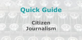 Quick guide: Citizen journalism Graphic for MHM Quick Guide Checklist