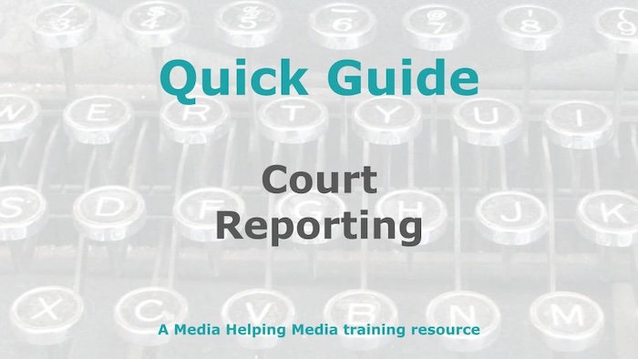 Court reporting for beginners