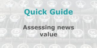 Quick guide: Spotting a news story Graphic for MHM Quick Guide Checklist