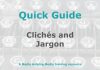 Quick Guide: Clichés, journalese, and jargon Graphic for MHM Quick Guide Checklist