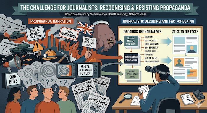 Propaganda graphic produced by Google Gemini AI