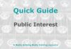 Quick Guide: Public interest Graphic for MHM Quick Guide Checklist