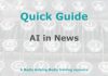 Quick Guide: AI in the newsroom Graphic for MHM Quick Guide Checklist