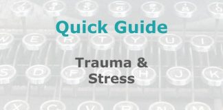 Quick Guide: Trauma and stress Graphic for MHM Quick Guide Checklist