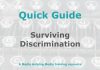 Quick guide: Discrimination trauma in journalism Graphic for Quick Guide on Surviving Discrimination