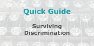 Quick guide: Discrimination trauma in journalism Graphic for Quick Guide on Surviving Discrimination