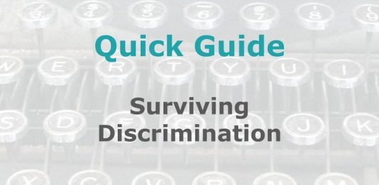 Graphic for Quick Guide on Surviving Discrimination