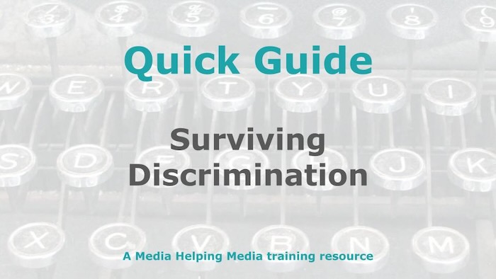 Graphic for Quick Guide on Surviving Discrimination