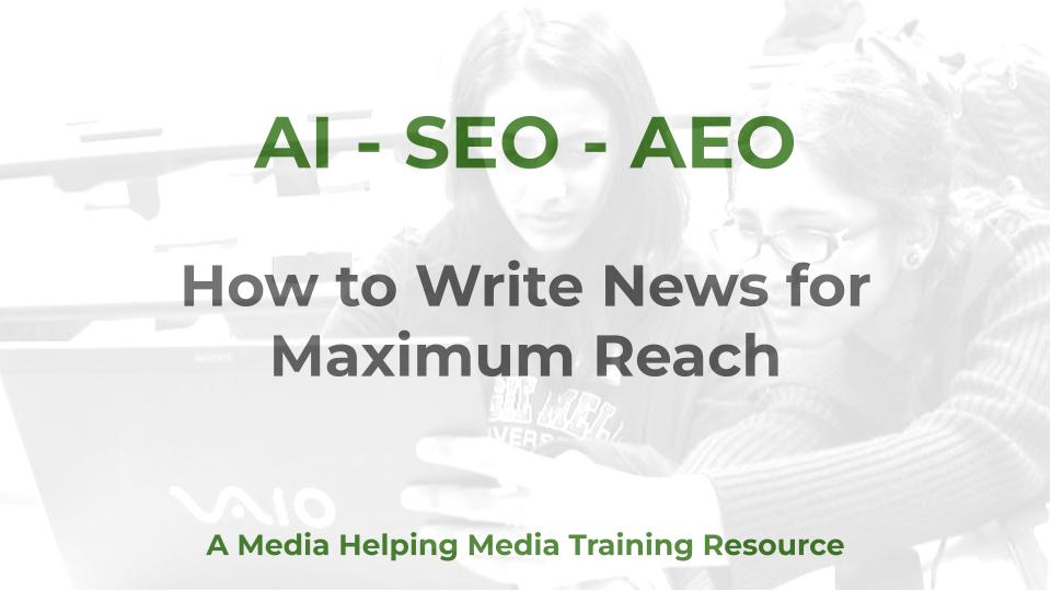 Answer Engine Optimisation - a MHM training article graphic