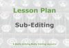 Lesson: Becoming a sub-editor Graphic for MHM lesson plan